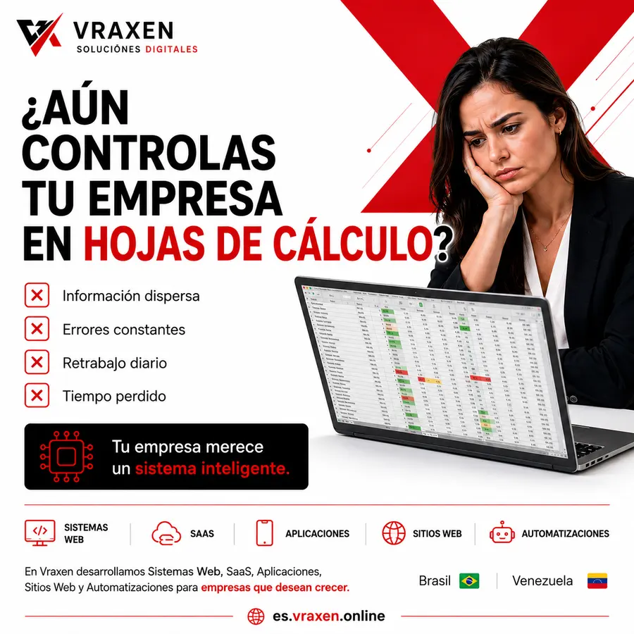 ¿Todavía controlás tu empresa en hojas de cálculo?