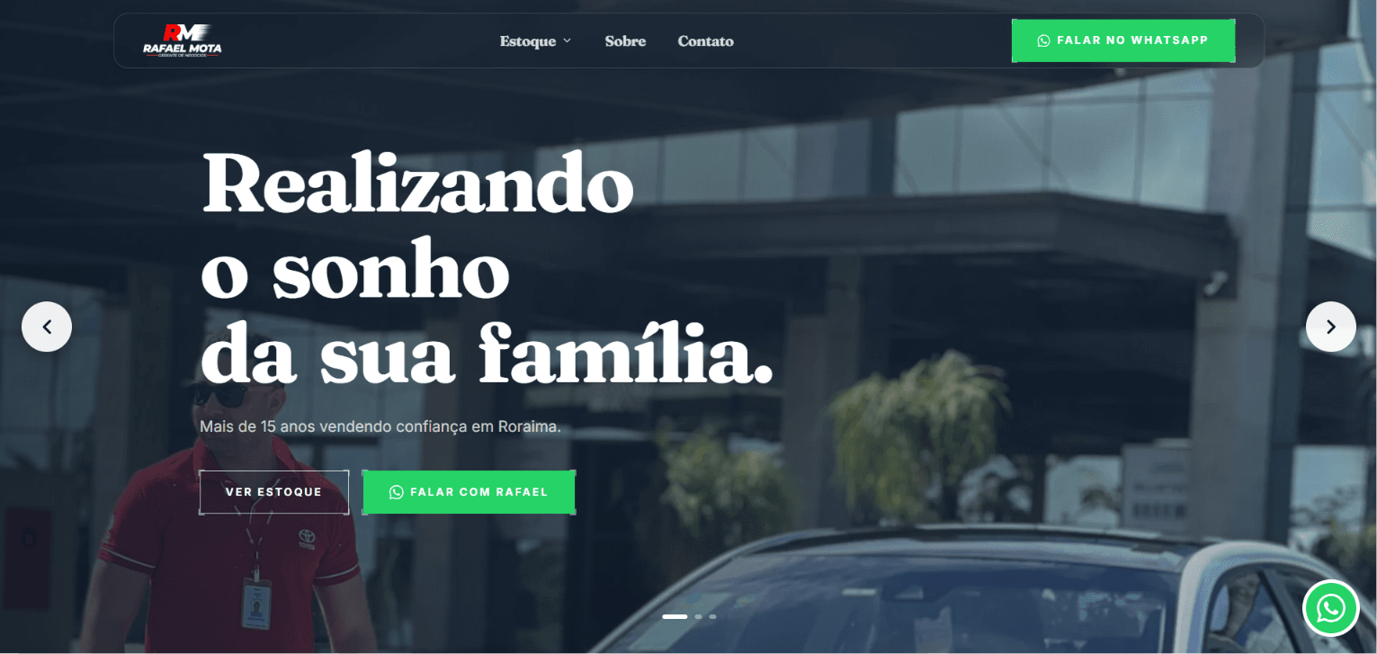 Rafael Mota, Toyota, projeto desenvolvido pela Vraxen, Boa Vista RR